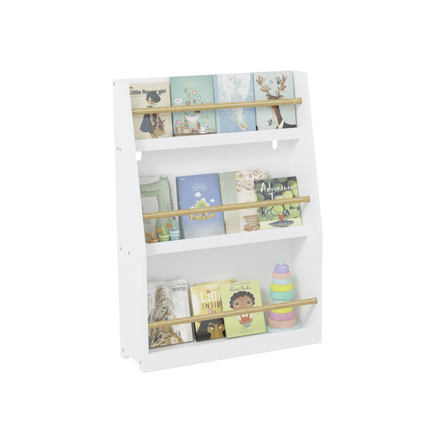 3 Tier Kids Book Shelf Helps Keep Bedrooms, Playrooms, And Classrooms Organized