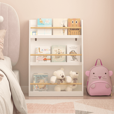 3 Tier Kids Book Shelf Helps Keep Bedrooms, Playrooms, And Classrooms Organized