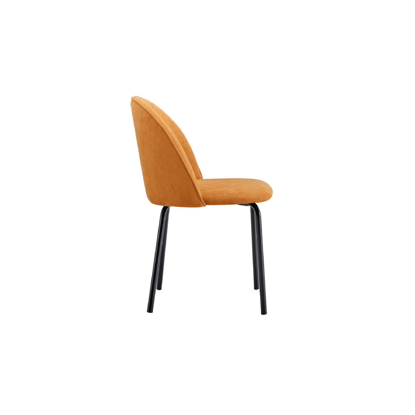 Stylish Upholstered Dining Chairs Set of 2 with Comfortable Backrest and Soft Cushions for Living Room Kitchen Cafe