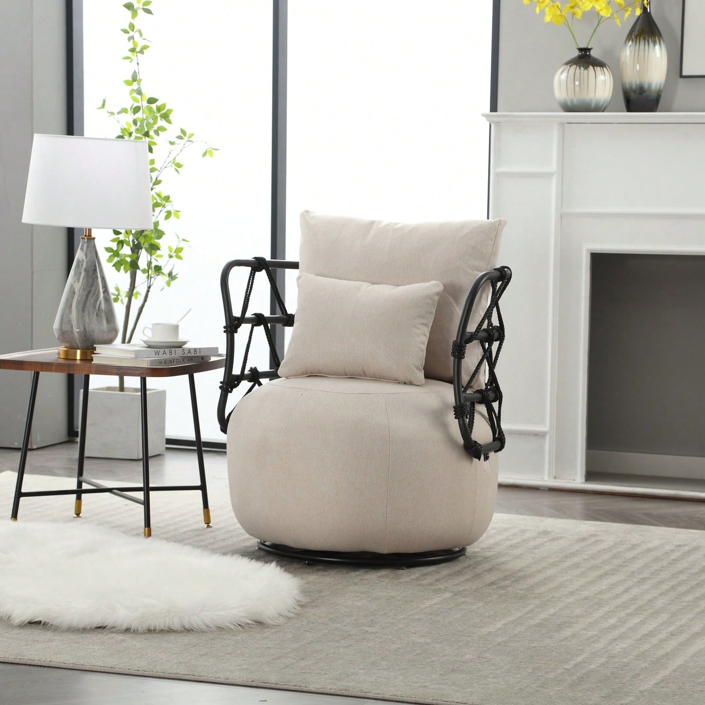 Stylish Velvet Accent Chair with Metal Legs Tufted Design Comfortable Deep Seat for Living Room Bedroom Office 250lb Capacity