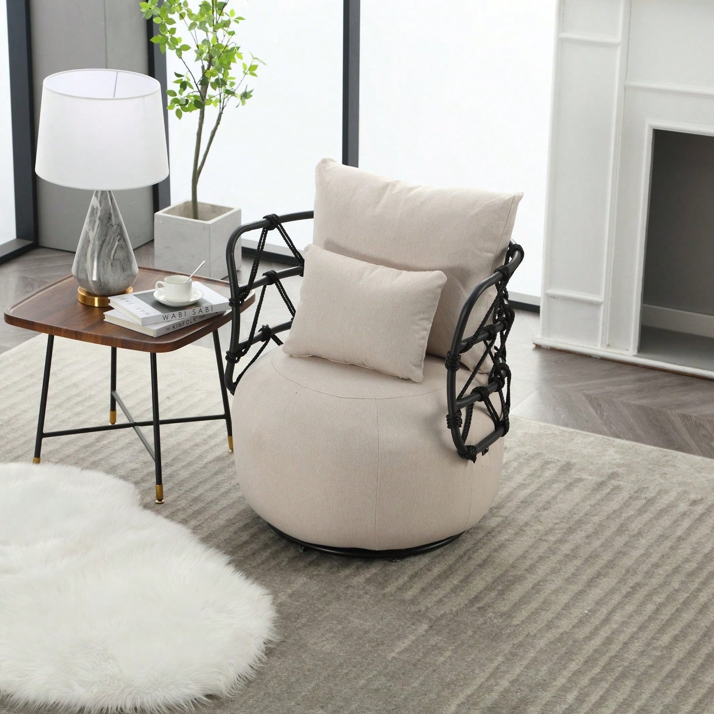 Stylish Velvet Accent Chair with Metal Legs Tufted Design Comfortable Deep Seat for Living Room Bedroom Office 250lb Capacity