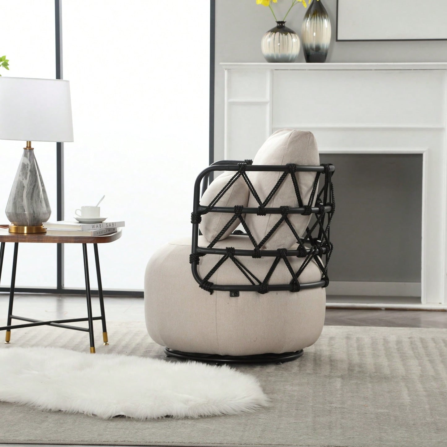 Stylish Velvet Accent Chair with Metal Legs Tufted Design Comfortable Deep Seat for Living Room Bedroom Office 250lb Capacity