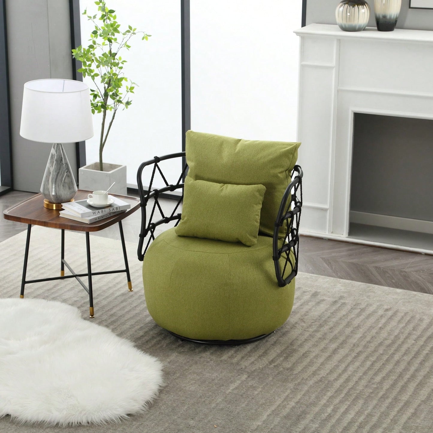 Stylish Velvet Accent Chair with Metal Legs Tufted Design Comfortable Deep Seat for Living Room Bedroom Office 250lb Capacity
