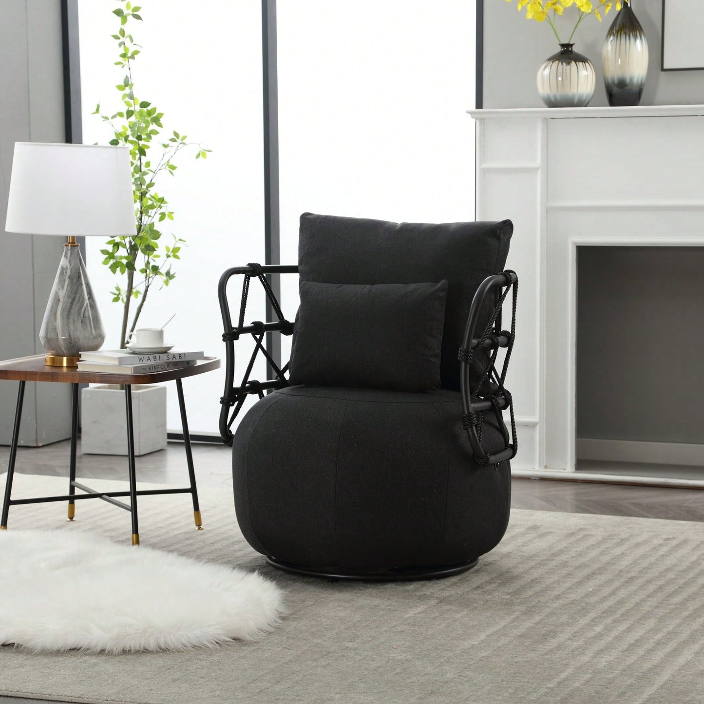 Stylish Velvet Accent Chair with Metal Legs Tufted Design Comfortable Deep Seat for Living Room Bedroom Office 250lb Capacity