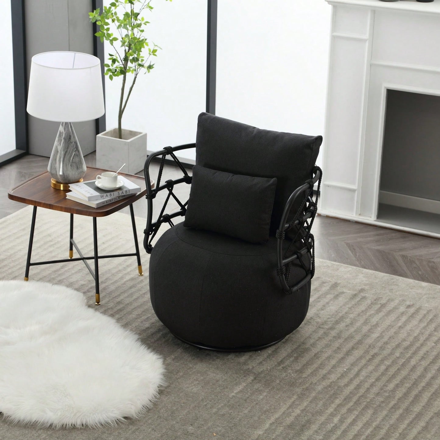 Stylish Velvet Accent Chair with Metal Legs Tufted Design Comfortable Deep Seat for Living Room Bedroom Office 250lb Capacity