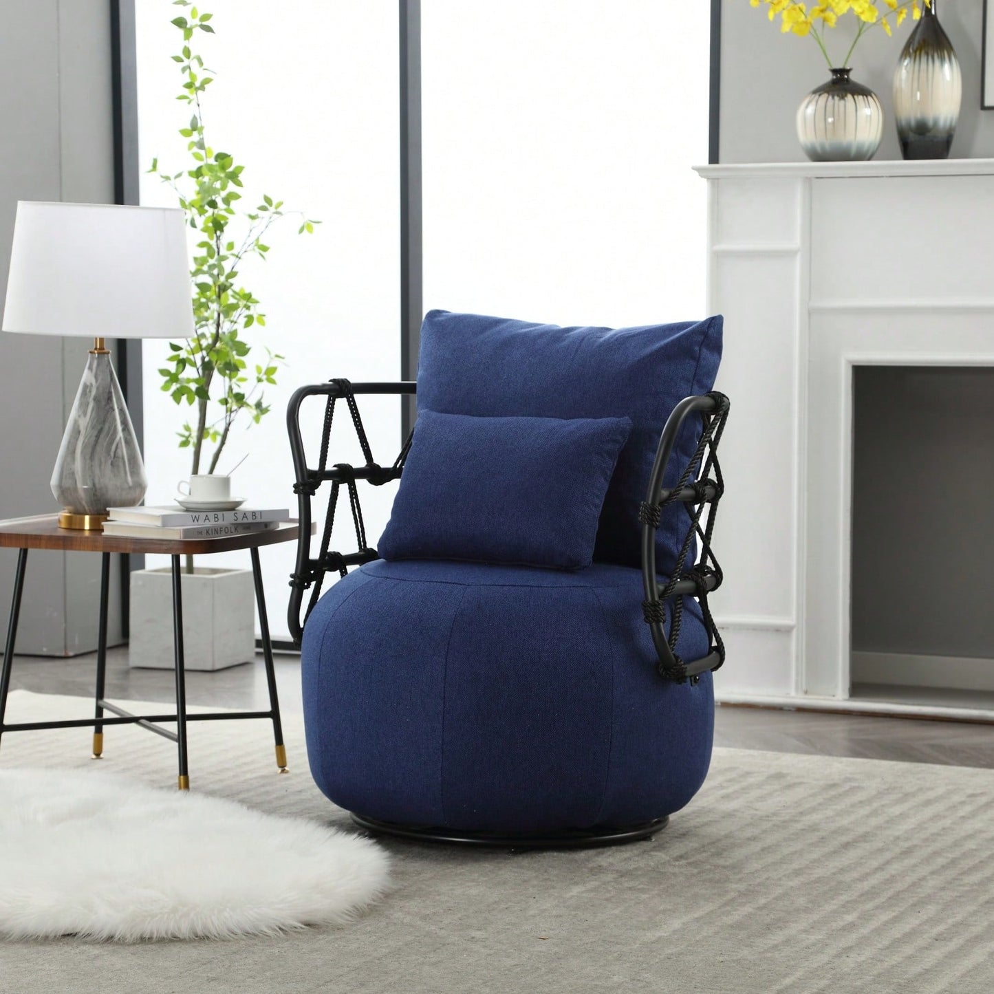Stylish Velvet Accent Chair with Metal Legs Tufted Design Comfortable Deep Seat for Living Room Bedroom Office 250lb Capacity