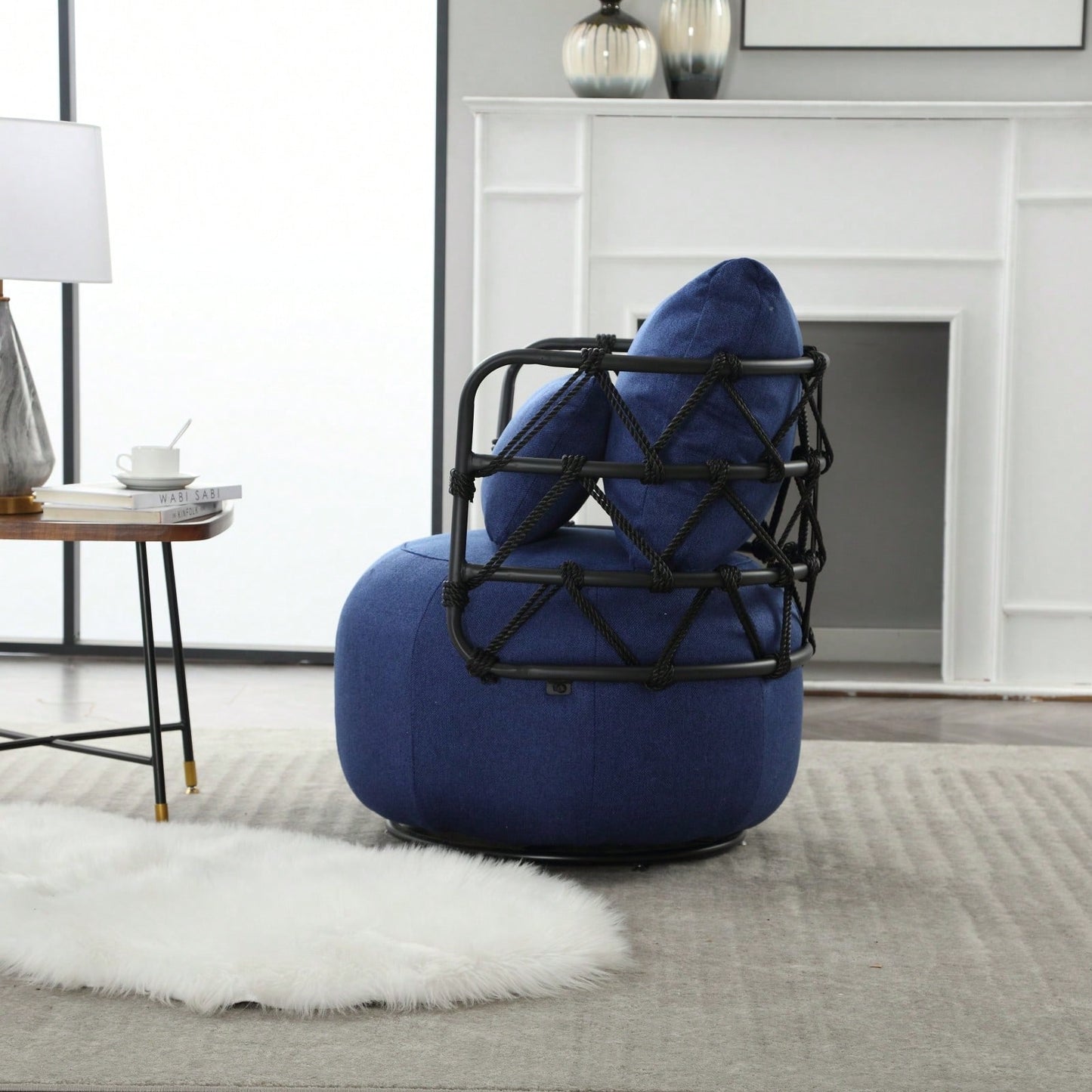 Stylish Velvet Accent Chair with Metal Legs Tufted Design Comfortable Deep Seat for Living Room Bedroom Office 250lb Capacity