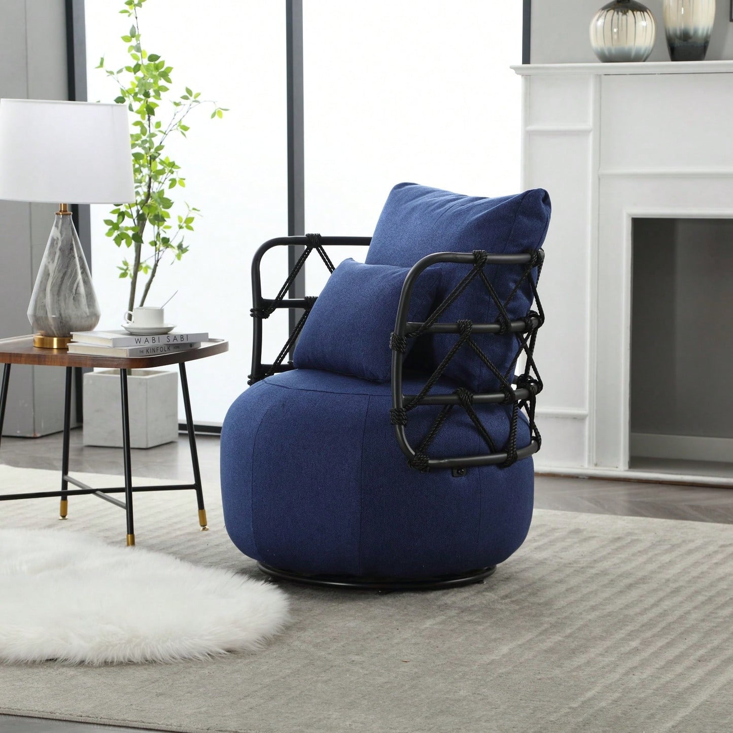 Stylish Velvet Accent Chair with Metal Legs Tufted Design Comfortable Deep Seat for Living Room Bedroom Office 250lb Capacity