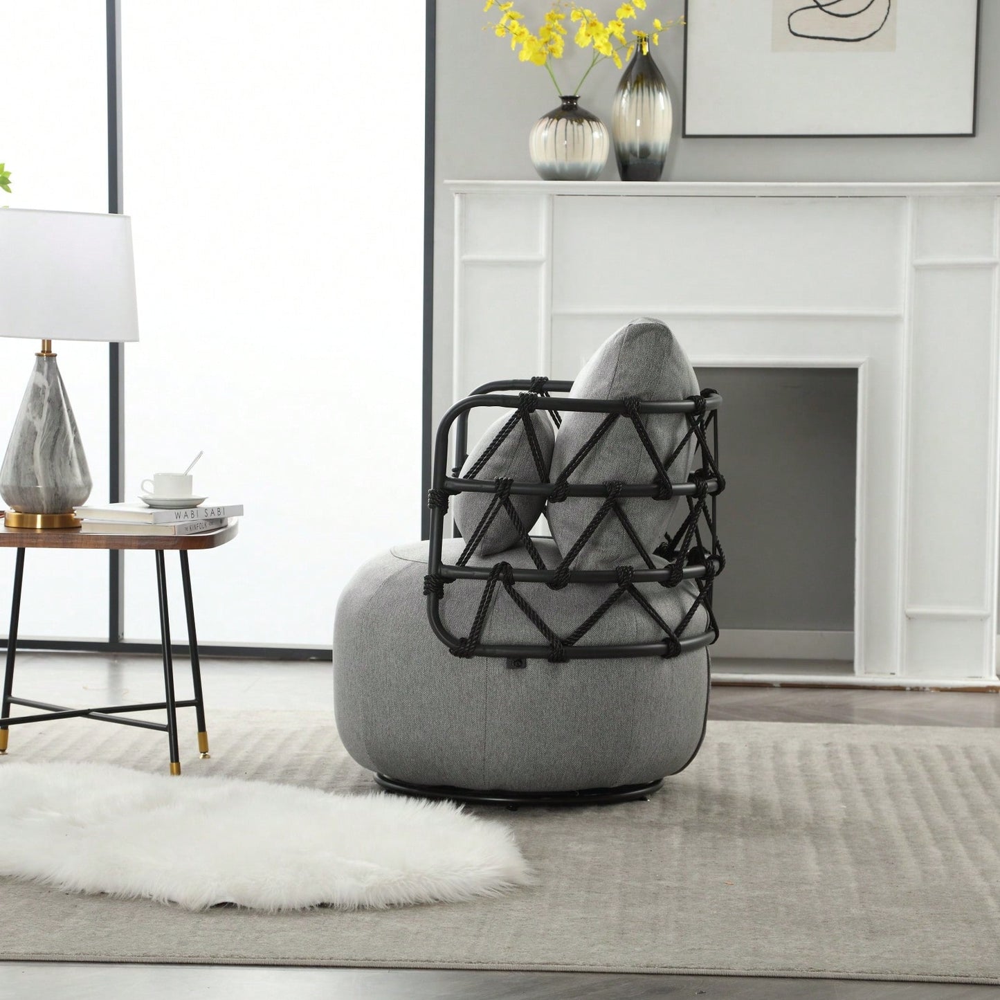 Stylish Velvet Accent Chair with Metal Legs Tufted Design Comfortable Deep Seat for Living Room Bedroom Office 250lb Capacity