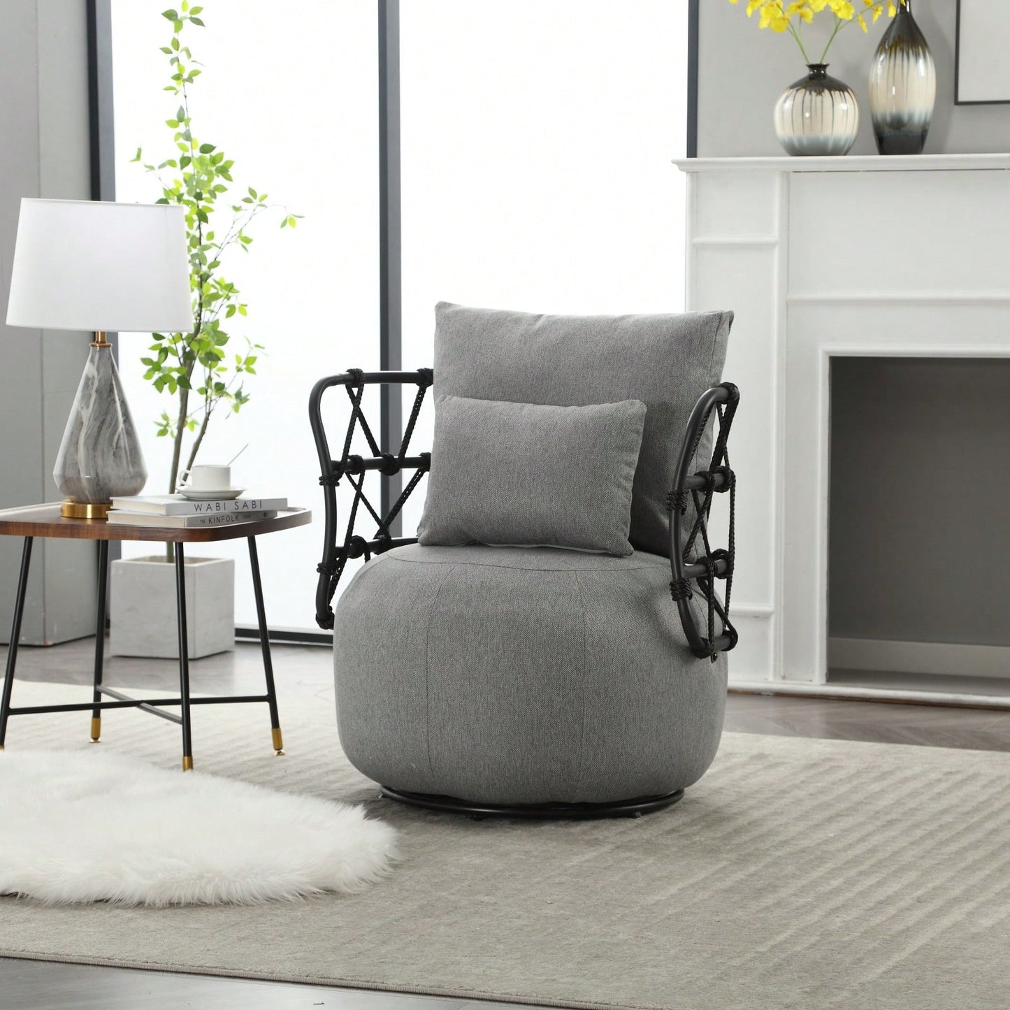 Stylish Velvet Accent Chair with Metal Legs Tufted Design Comfortable Deep Seat for Living Room Bedroom Office 250lb Capacity