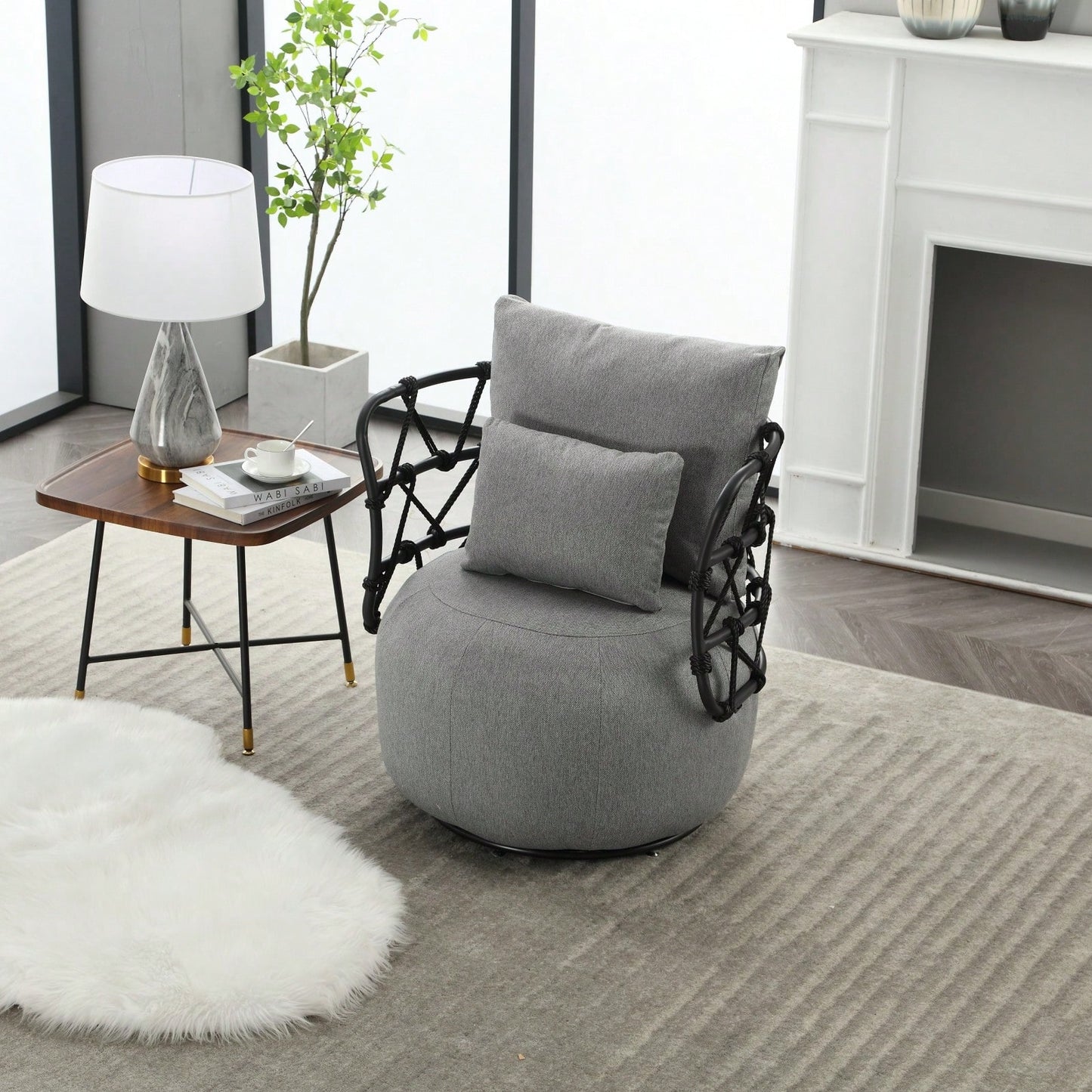 Stylish Velvet Accent Chair with Metal Legs Tufted Design Comfortable Deep Seat for Living Room Bedroom Office 250lb Capacity
