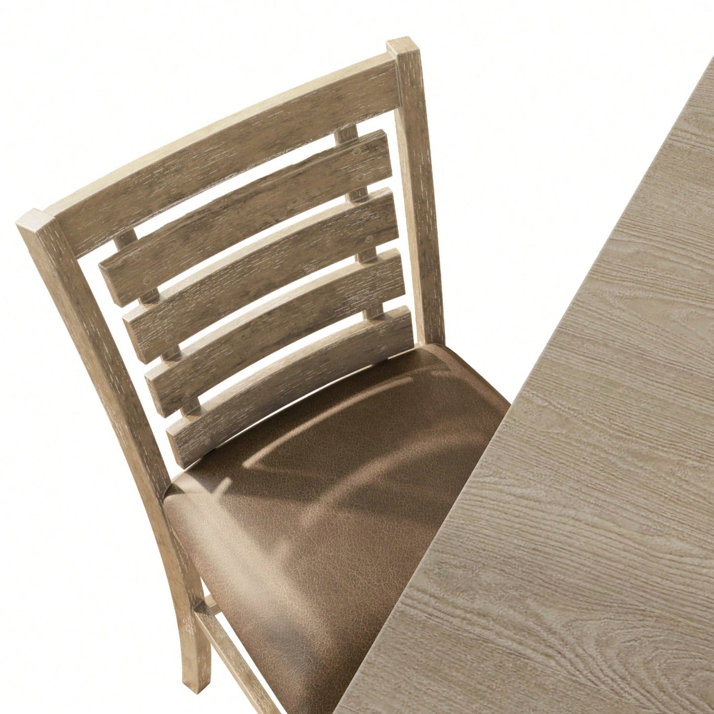 Rustic Farmhouse Dining Counter Chairs (Set Of 2)