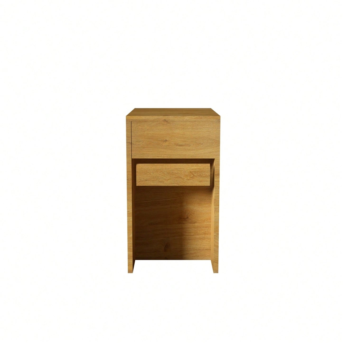 Rustic Wall Mounted Bathroom Storage Cabinet With Two Open Shelves For Small Spaces, Easy Access Organization
