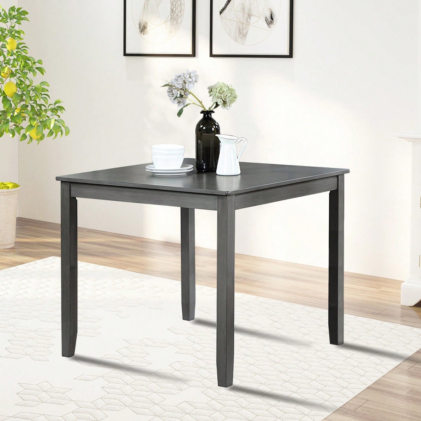 Stylish Square Dining Table For Small Spaces, Only The Table