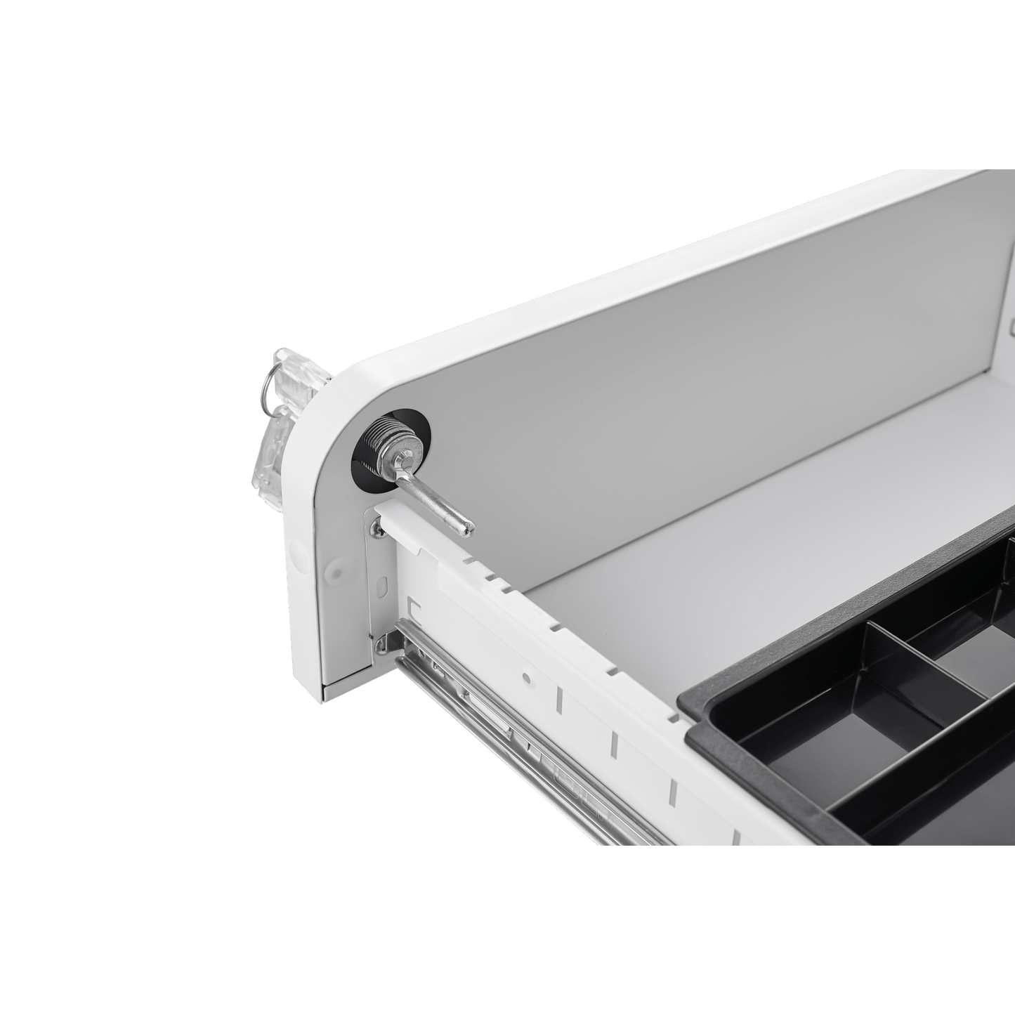 Mobile Rolling File Cabinet with Lock 3 Drawer Under Desk Storage for Legal Letter A4 Files Anti-Tilt Design