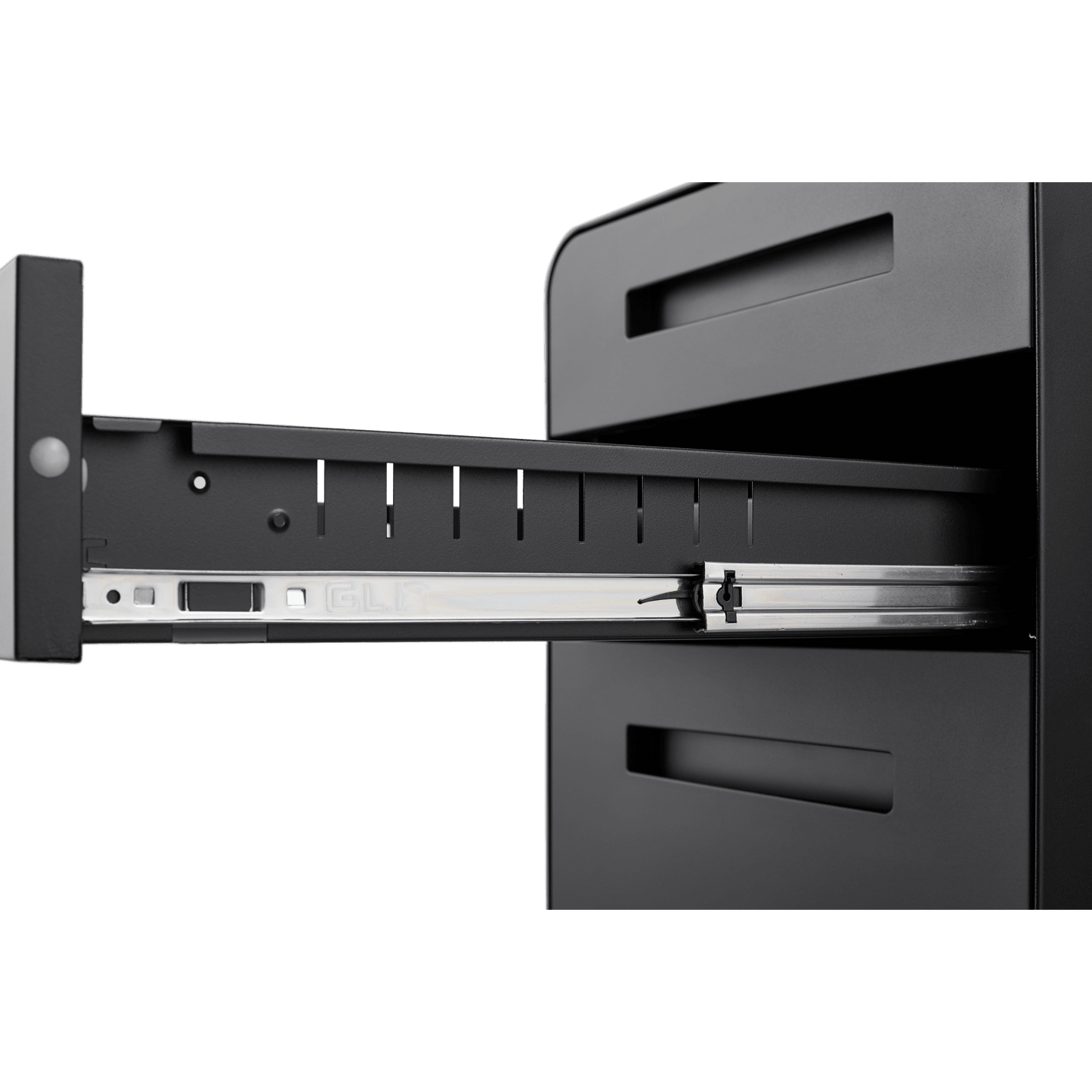 Mobile Rolling File Cabinet with Lock 3 Drawer Under Desk Storage for Legal Letter A4 Files Anti-Tilt Design