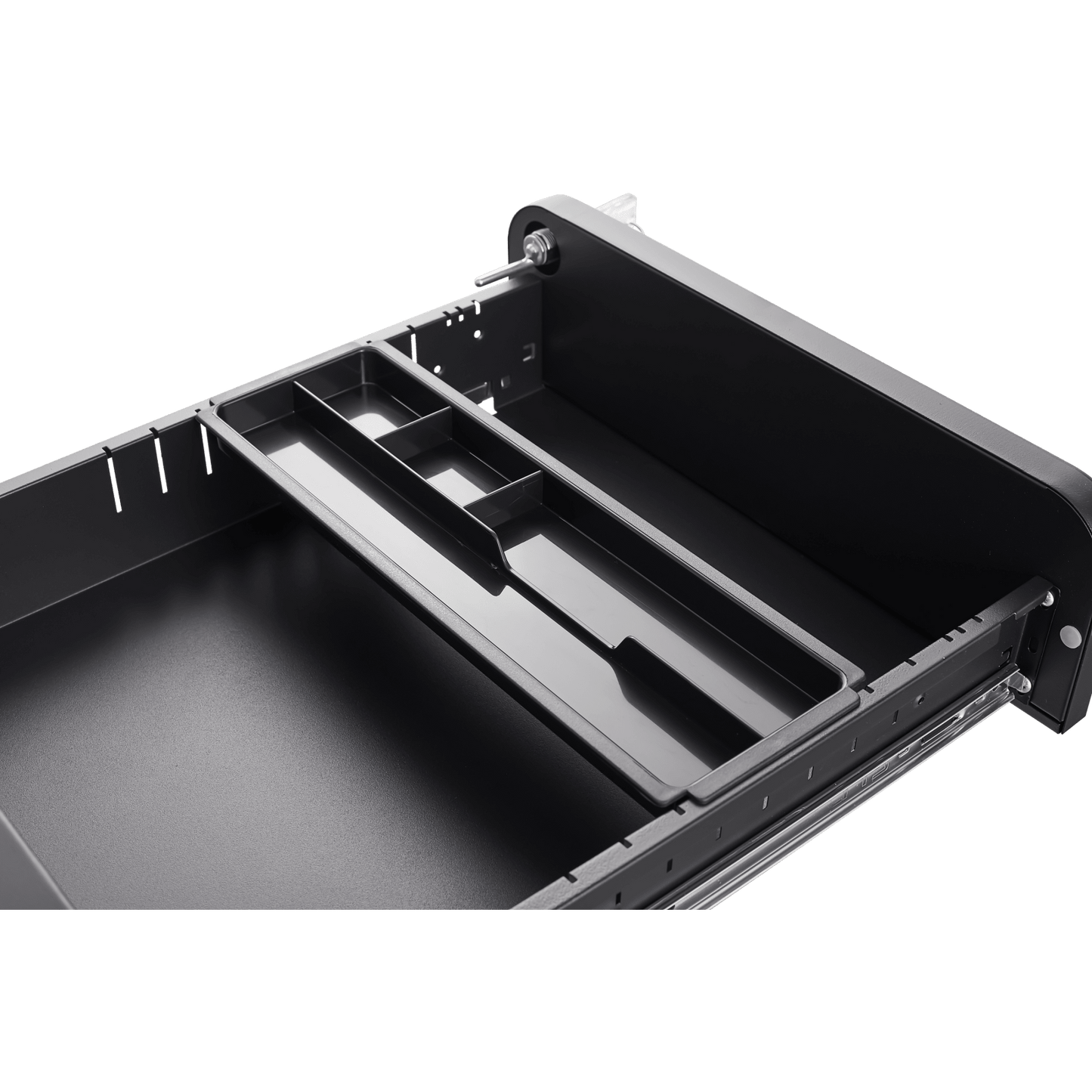 Mobile Rolling File Cabinet with Lock 3 Drawer Under Desk Storage for Legal Letter A4 Files Anti-Tilt Design