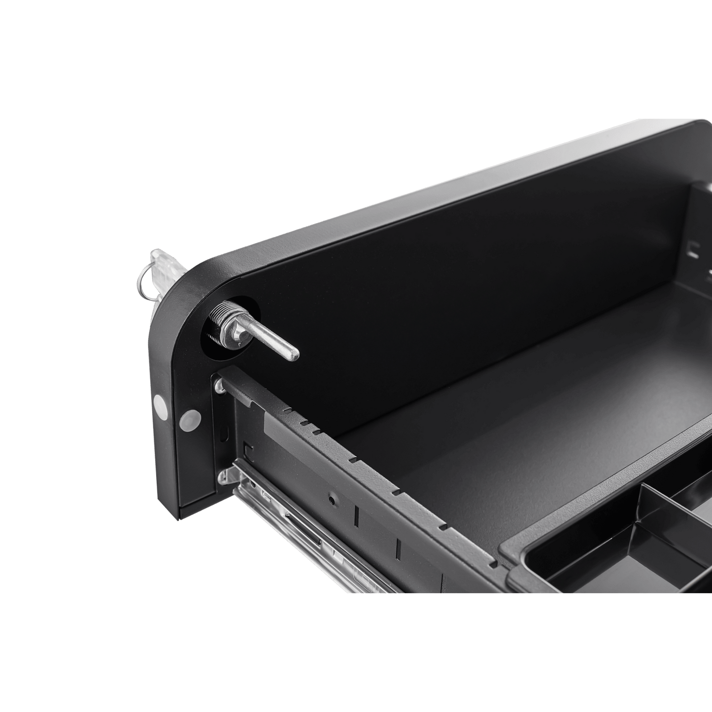Mobile Rolling File Cabinet with Lock 3 Drawer Under Desk Storage for Legal Letter A4 Files Anti-Tilt Design