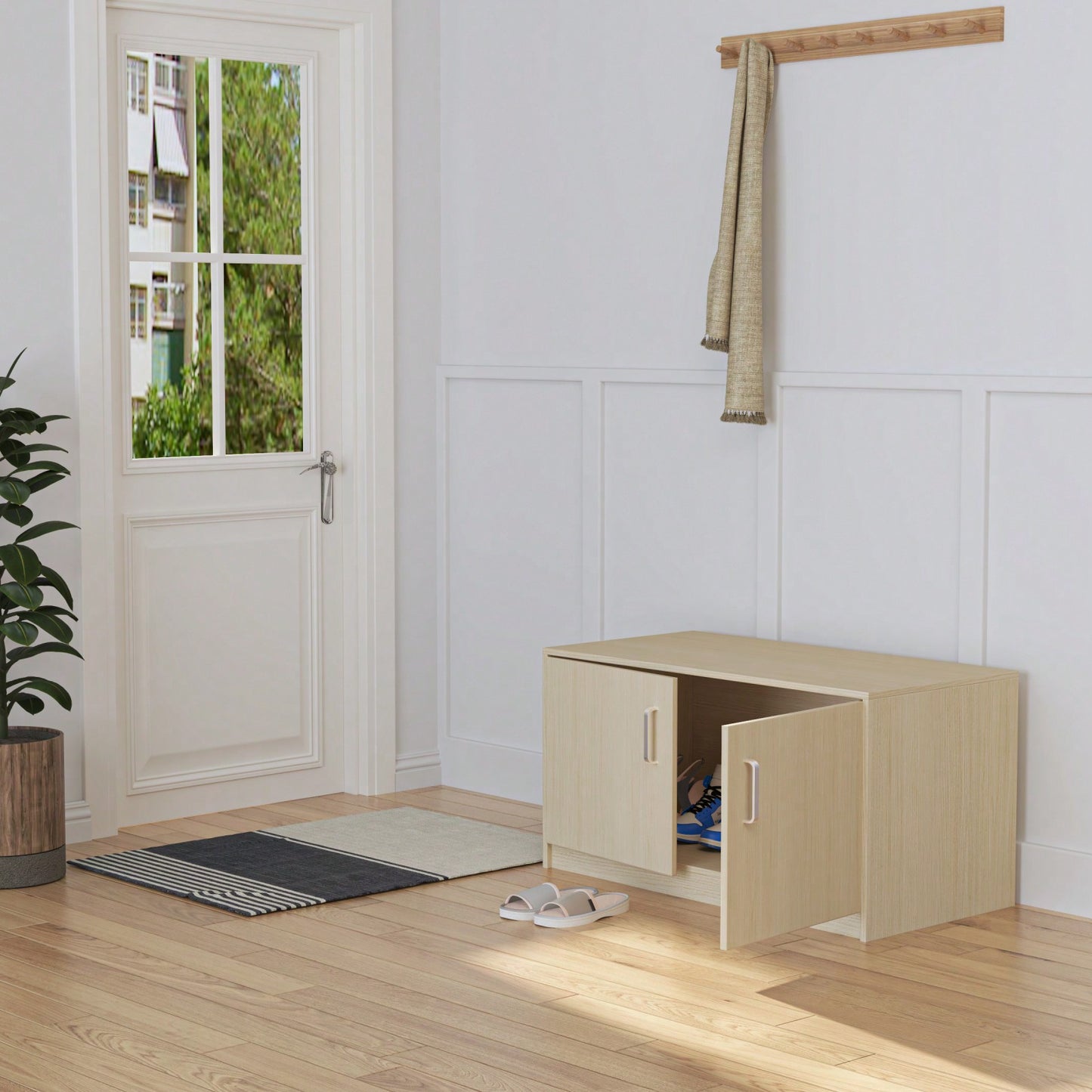 Extra Large Wooden Hamster Cage with Storage Cabinet Easy Clean Tray Openable Roofs Transparent Acrylic