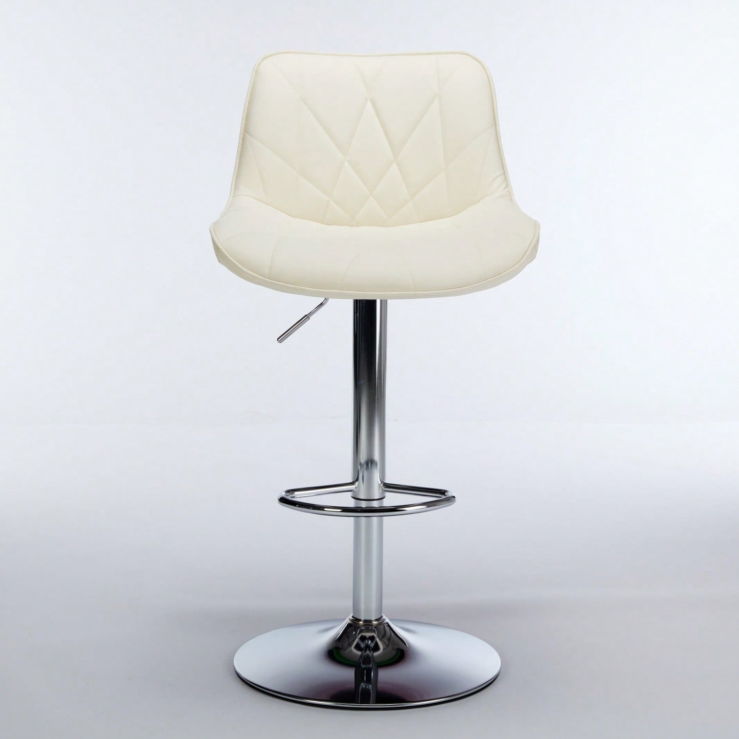 Adjustable Swivel Bar Stools Set of 2 with Back Support Ergonomic Design for Kitchen Island Pub 25-33 Inch Seat Height