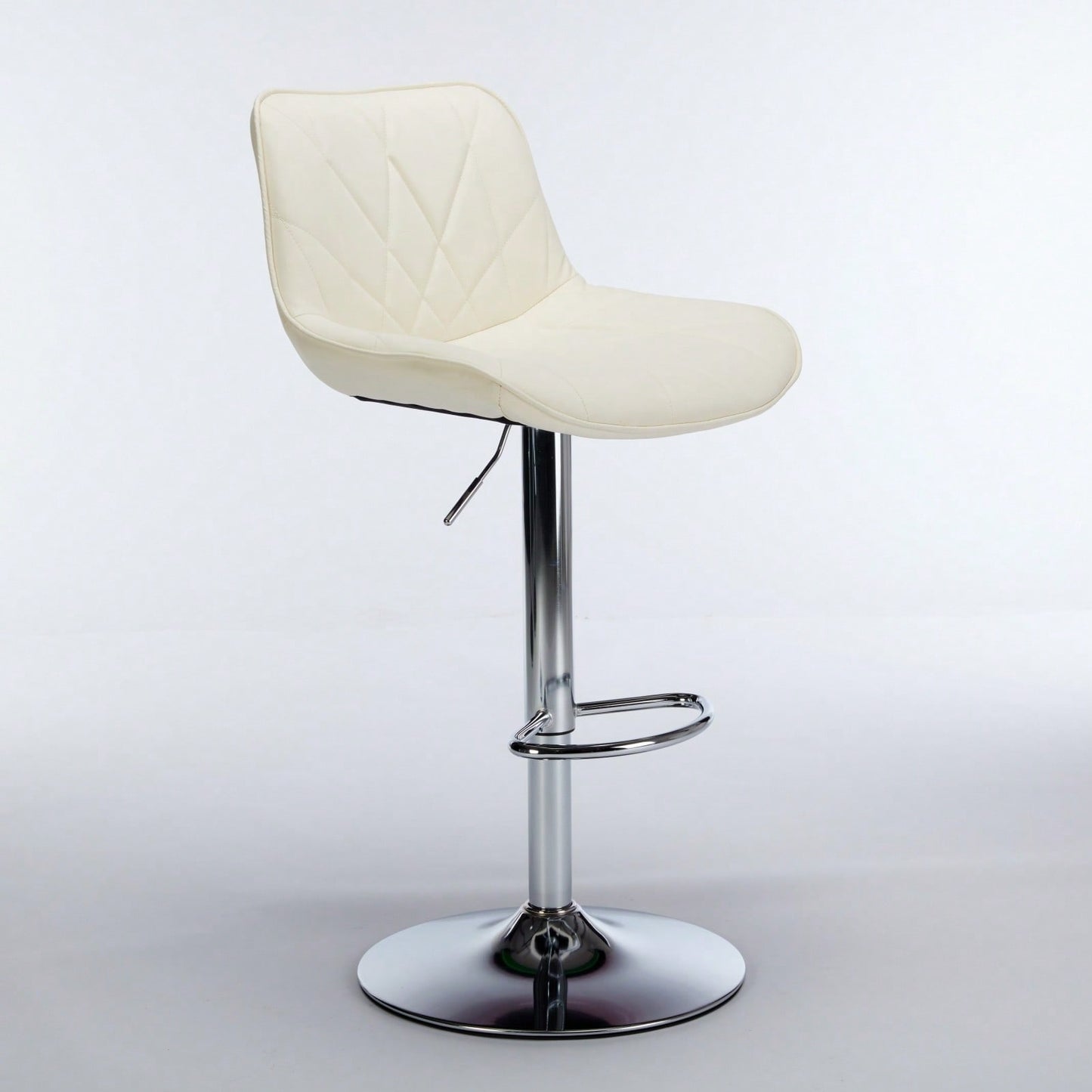 Adjustable Swivel Bar Stools Set of 2 with Back Support Ergonomic Design for Kitchen Island Pub 25-33 Inch Seat Height
