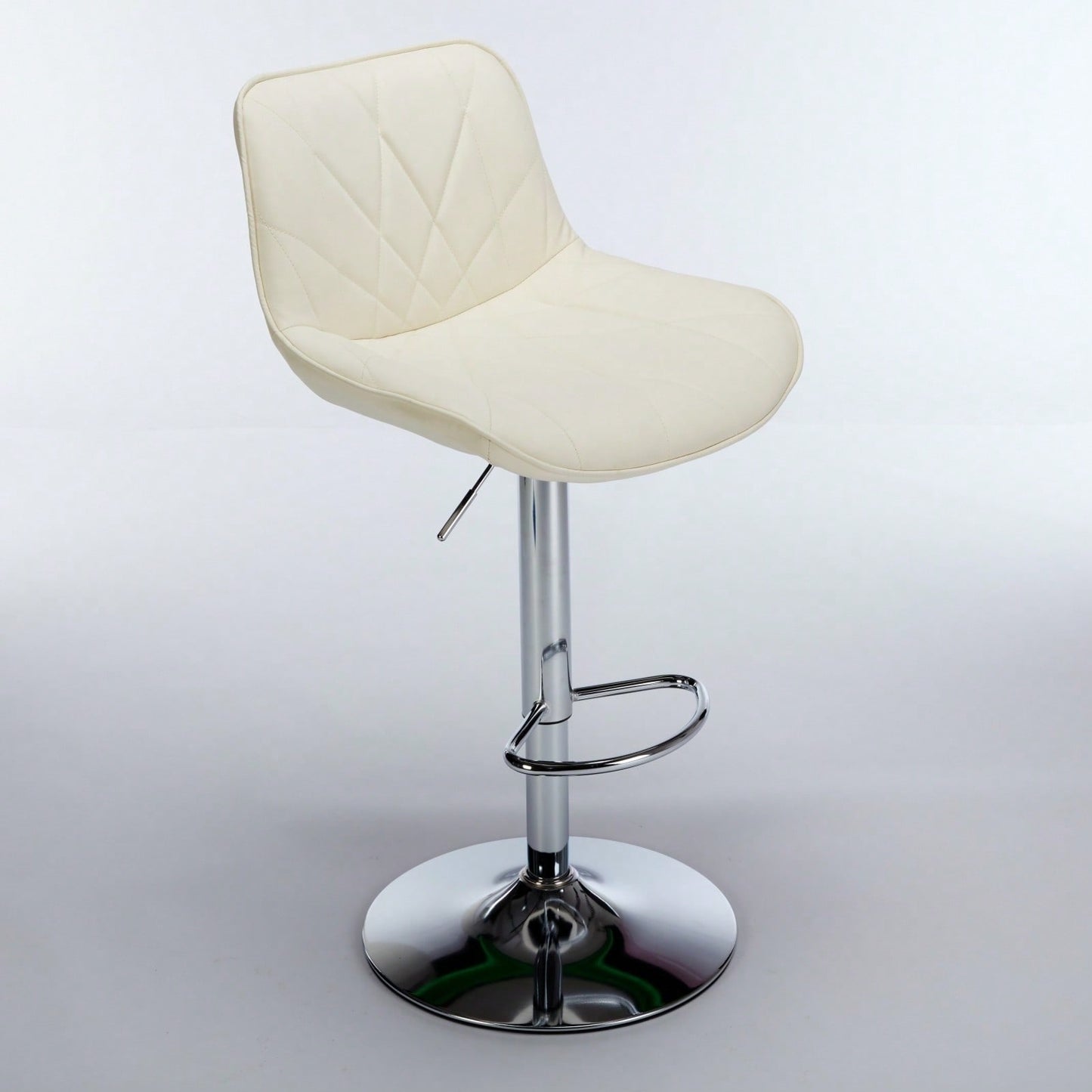 Adjustable Swivel Bar Stools Set of 2 with Back Support Ergonomic Design for Kitchen Island Pub 25-33 Inch Seat Height