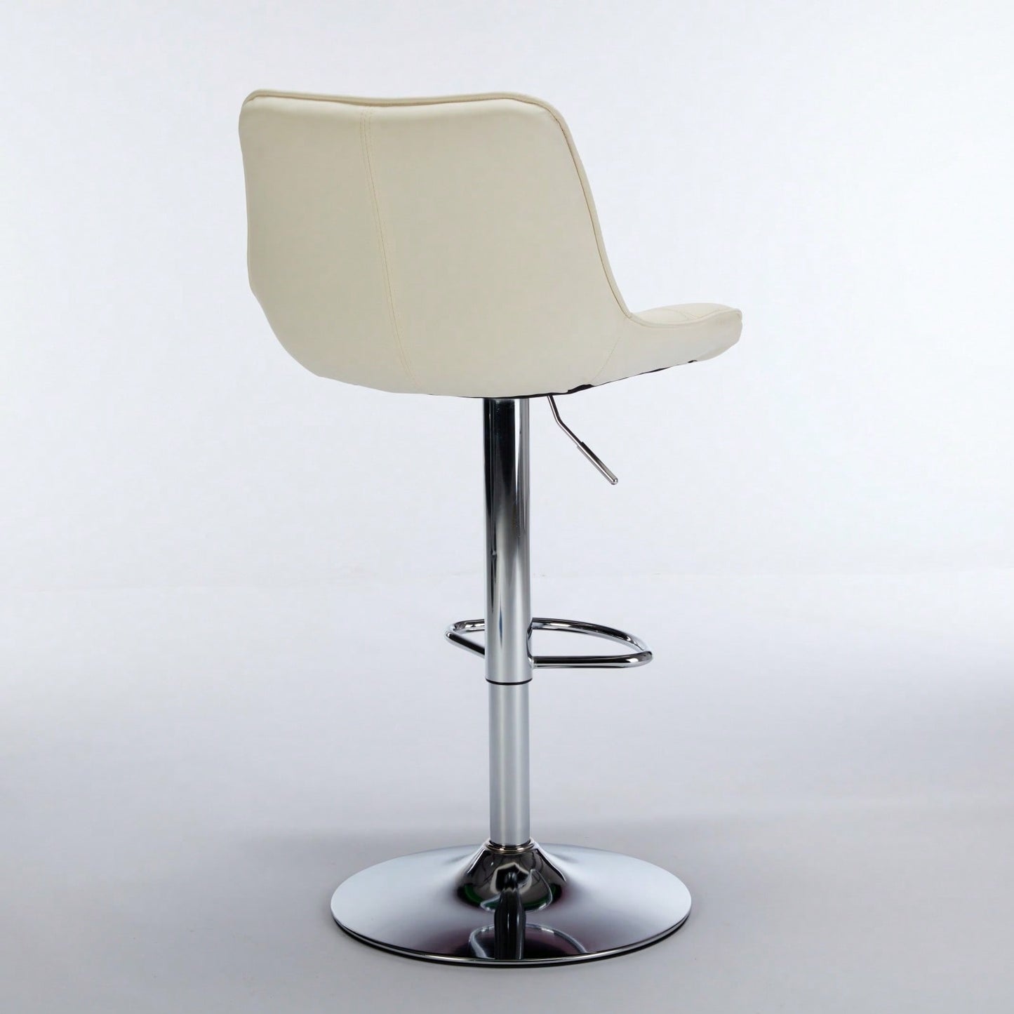 Adjustable Swivel Bar Stools Set of 2 with Back Support Ergonomic Design for Kitchen Island Pub 25-33 Inch Seat Height