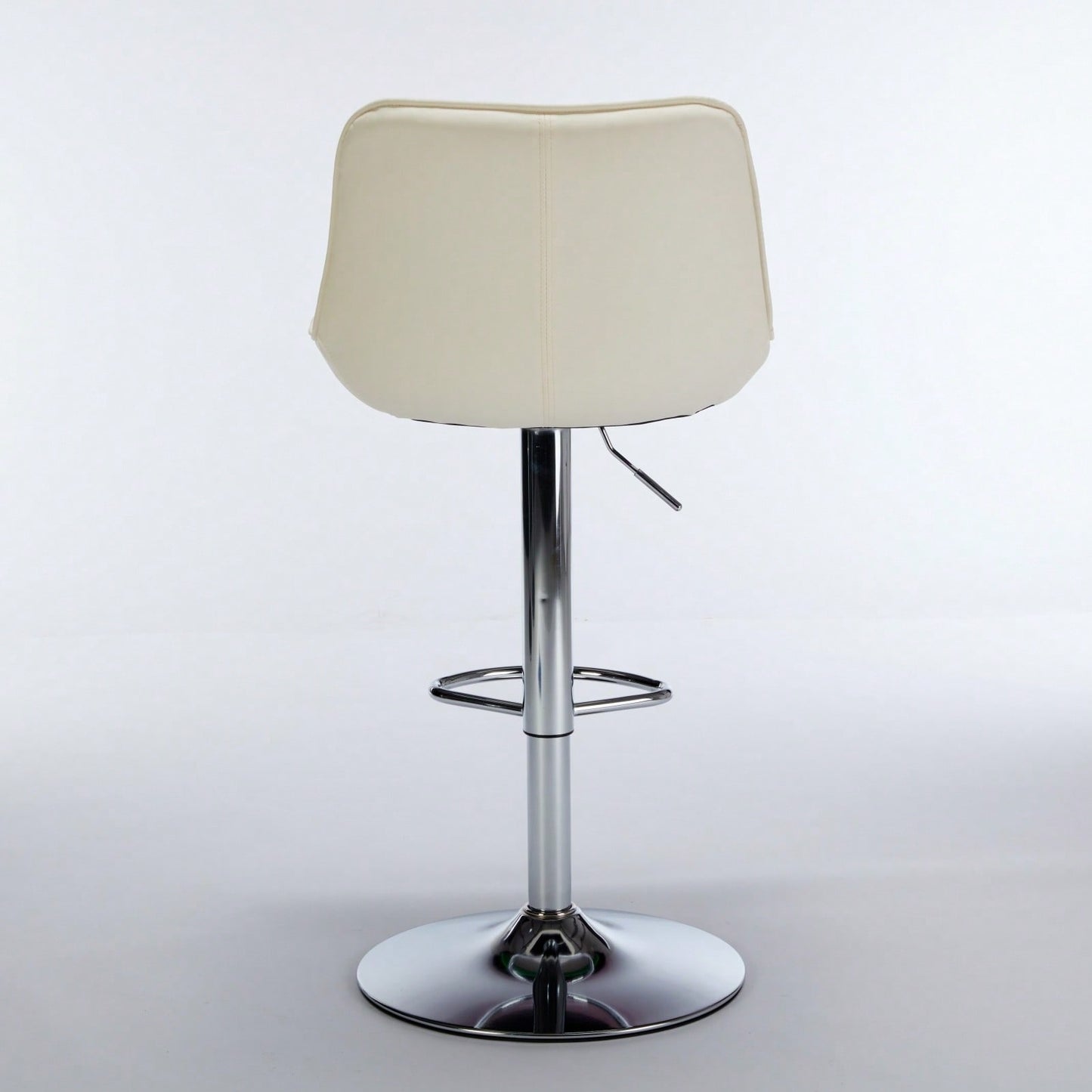 Adjustable Swivel Bar Stools Set of 2 with Back Support Ergonomic Design for Kitchen Island Pub 25-33 Inch Seat Height