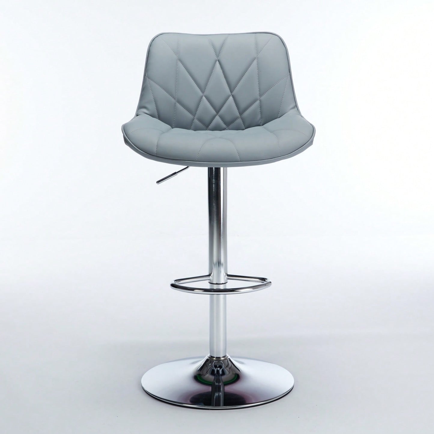 Adjustable Swivel Bar Stools Set of 2 with Back Support Ergonomic Design for Kitchen Island Pub 25-33 Inch Seat Height