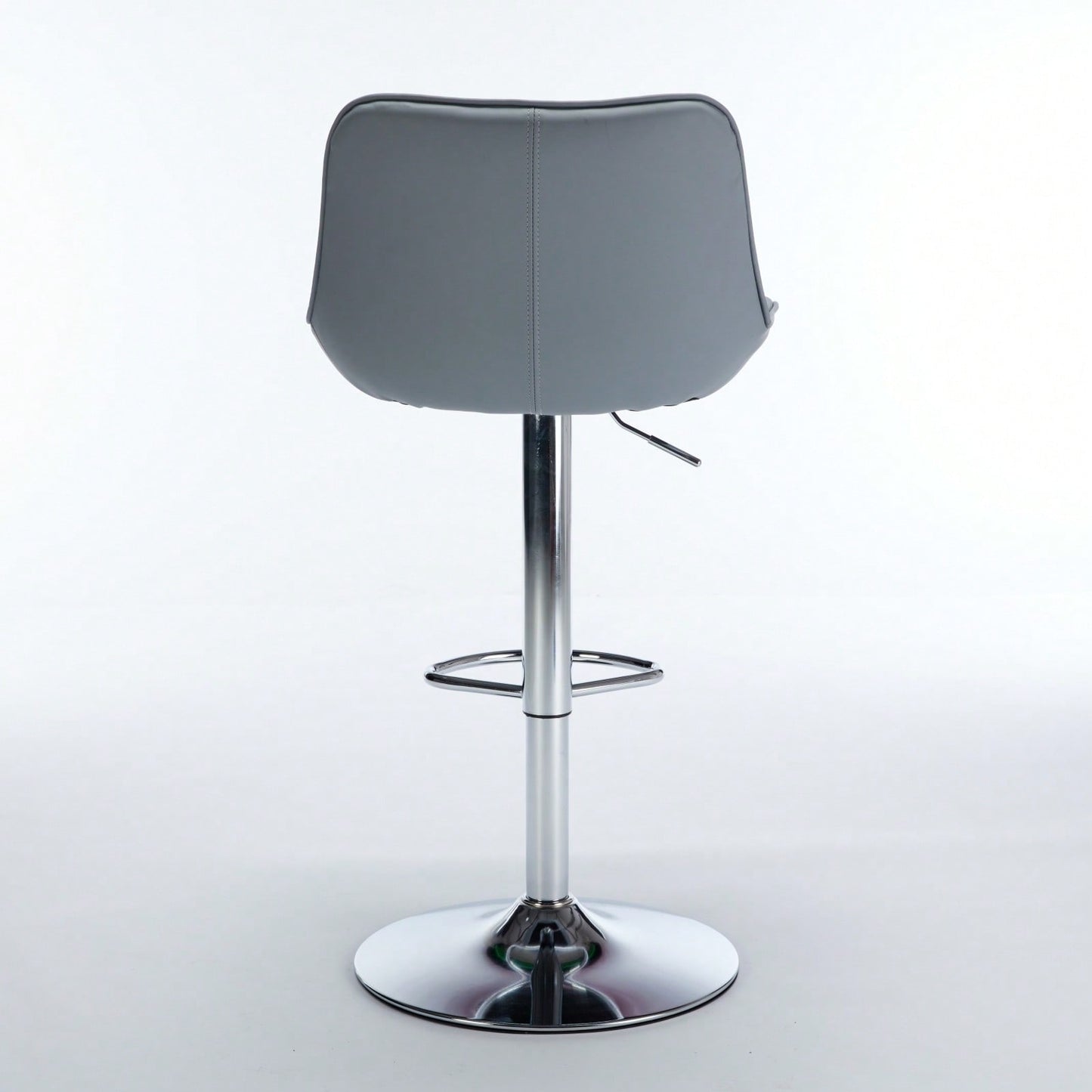 Adjustable Swivel Bar Stools Set of 2 with Back Support Ergonomic Design for Kitchen Island Pub 25-33 Inch Seat Height