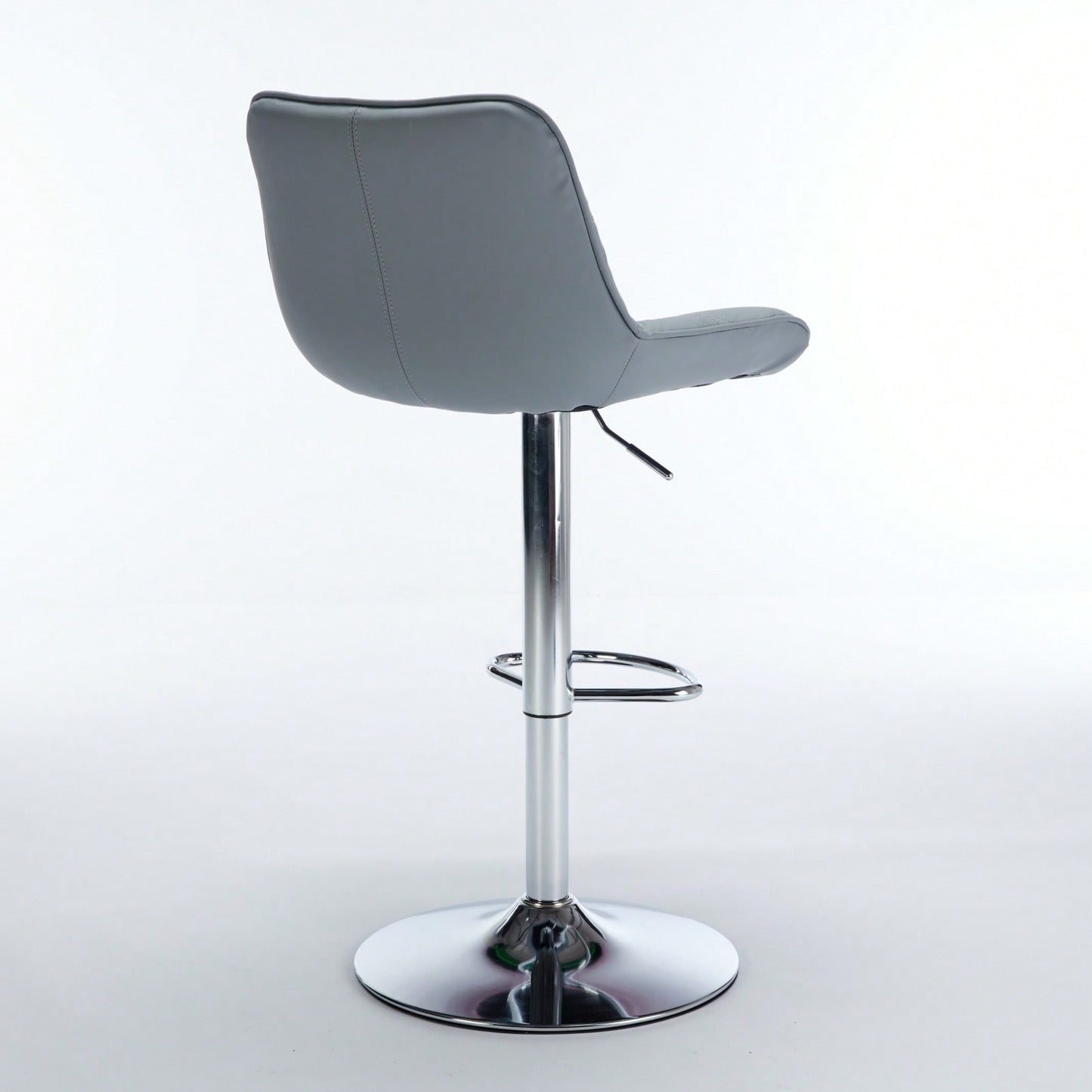 Adjustable Swivel Bar Stools Set of 2 with Back Support Ergonomic Design for Kitchen Island Pub 25-33 Inch Seat Height