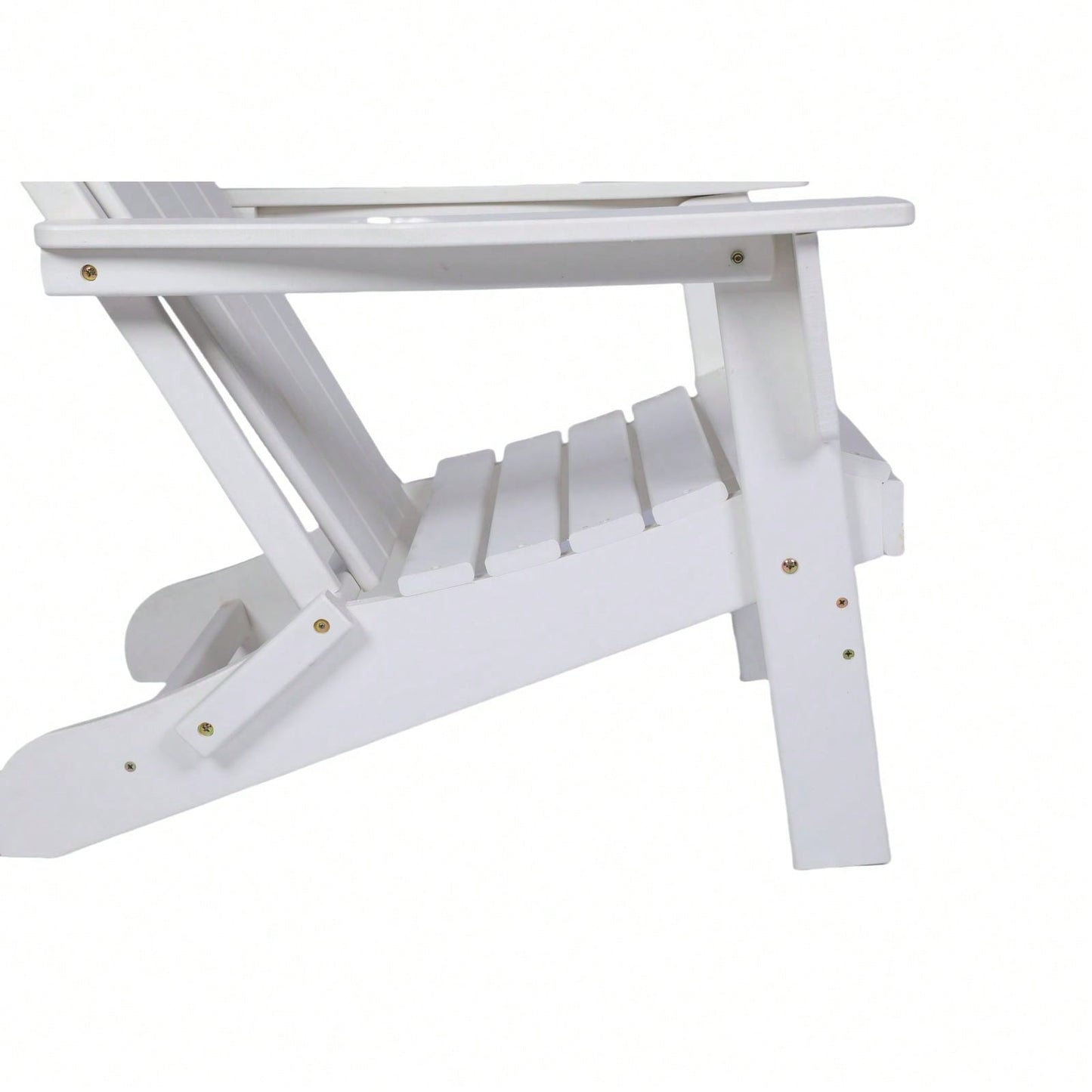 Folding Adirondack Chair, Stackable Arm Rest Ergonomic HDPE All-Weather Adirondack Chair