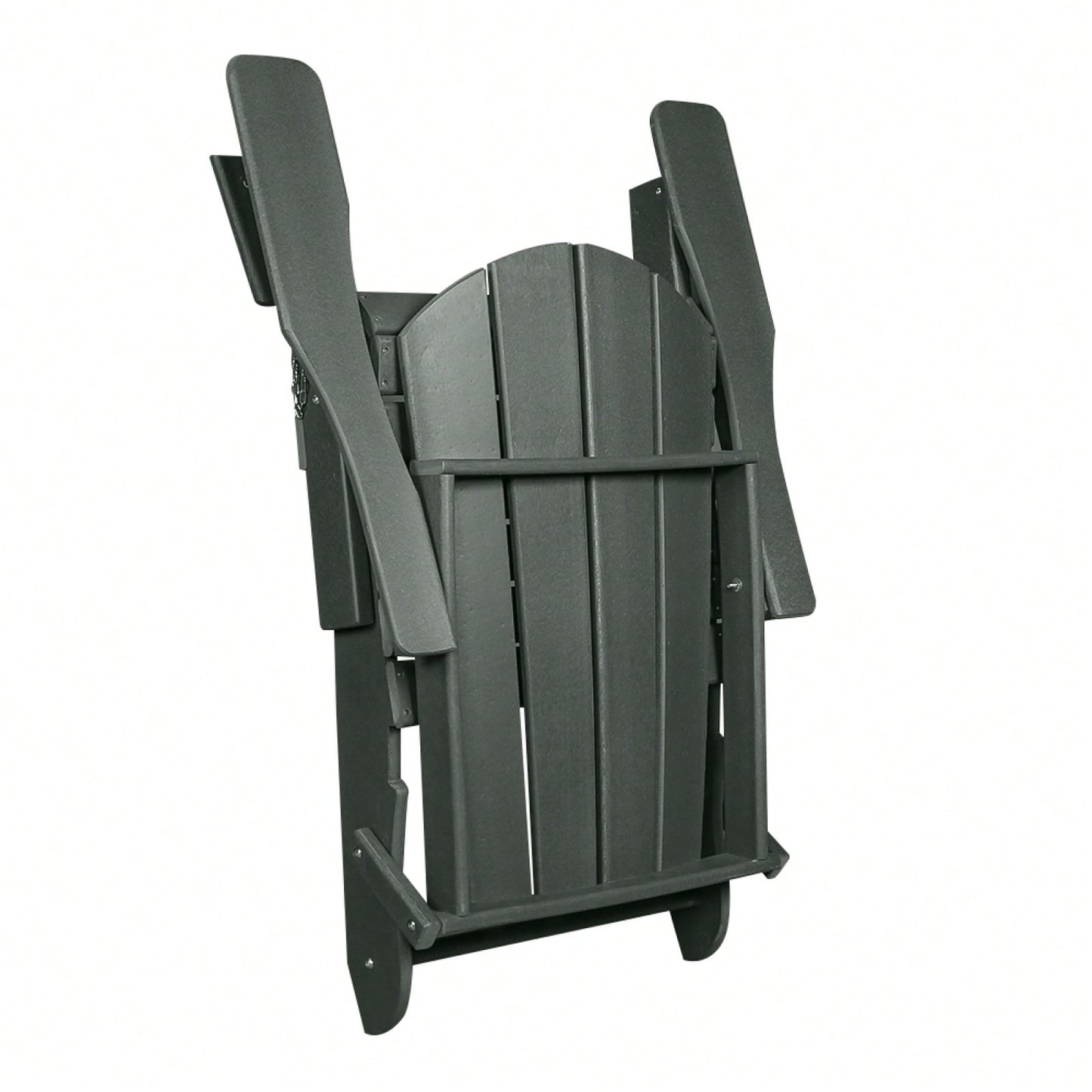 Folding Adirondack Chair, Stackable Arm Rest Ergonomic HDPE All-Weather Adirondack Chair