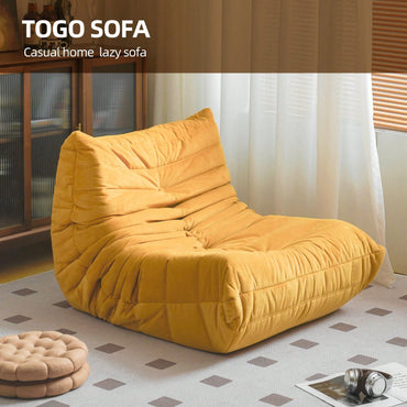 Oversized Memory Foam Bean Bag Chair for Adults | Waterproof Ergonomic Lounger for Living Room and Bedroom