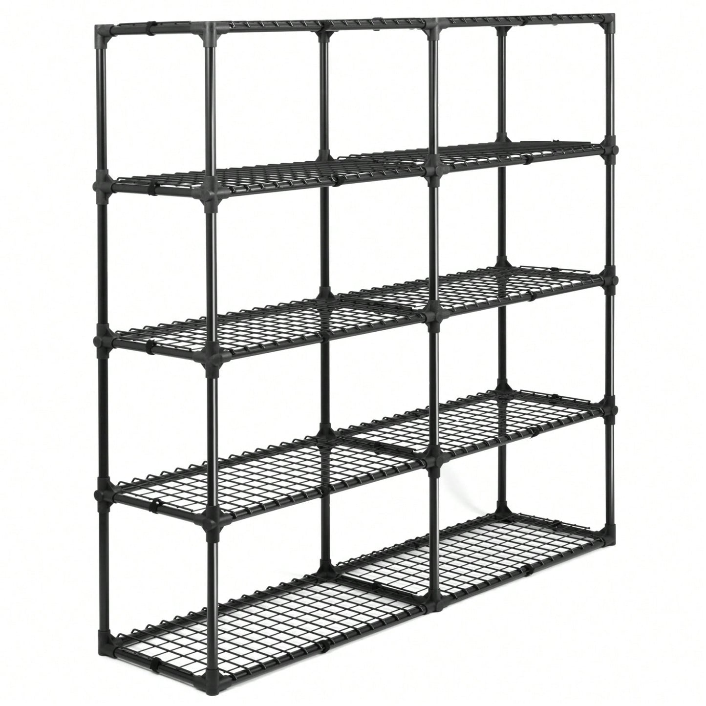 5-SHELF WIRE RACK WITH COVER (2PACK)