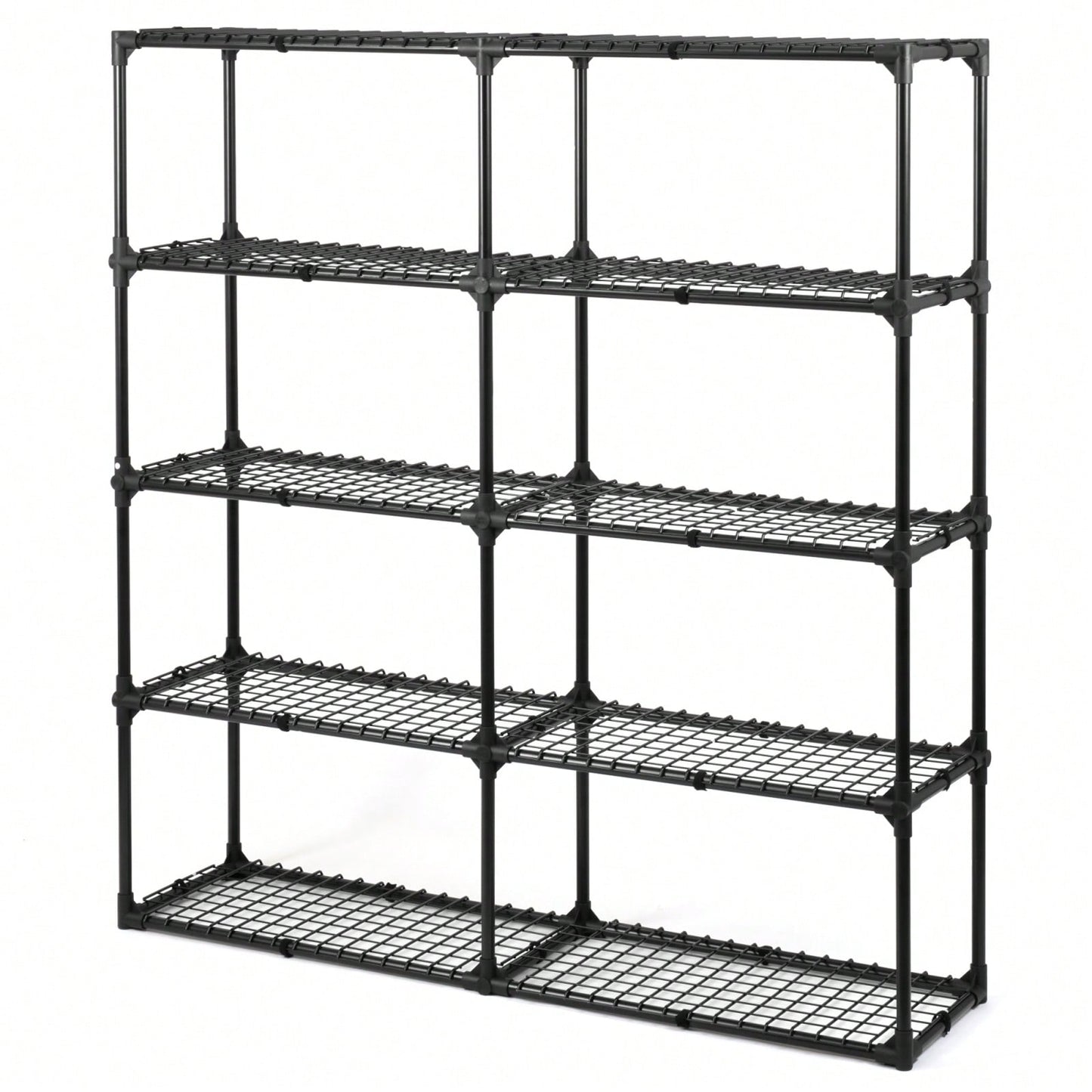 5-SHELF WIRE RACK WITH COVER (2PACK)