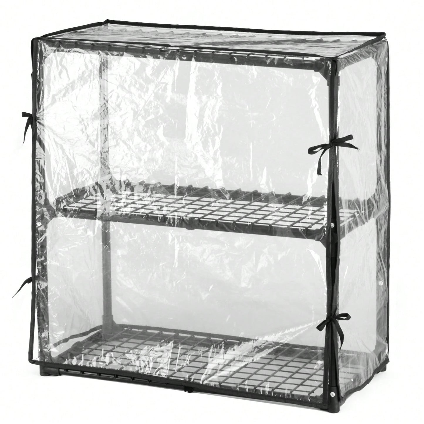 3-Shelf Wire Rack With Cover