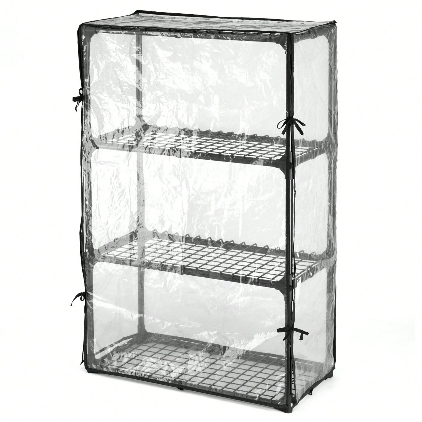 4-Shelf Wire Rack(1Pack) With Cover