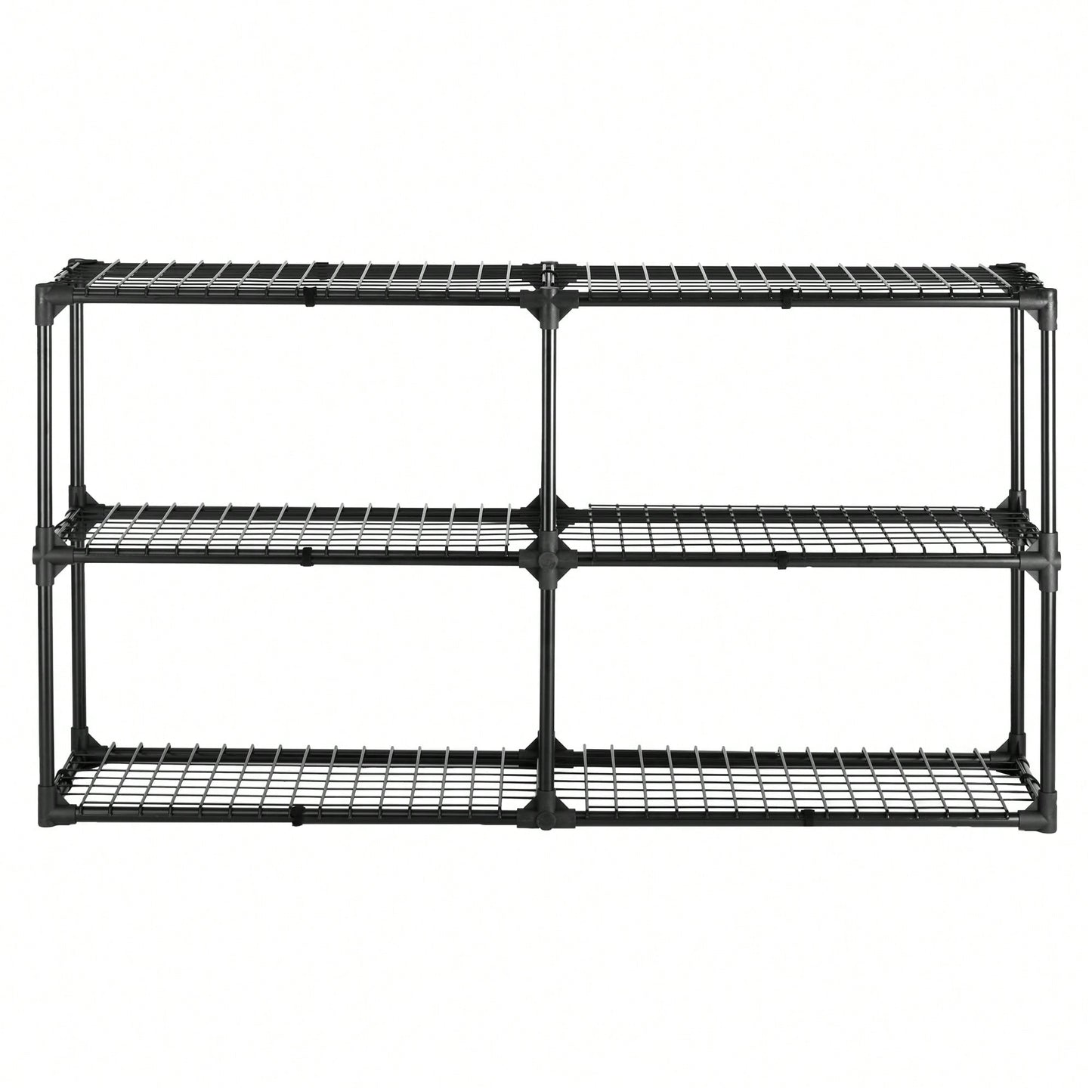 3-SHELF WIRE RACK WITH COVER 2(PACK)