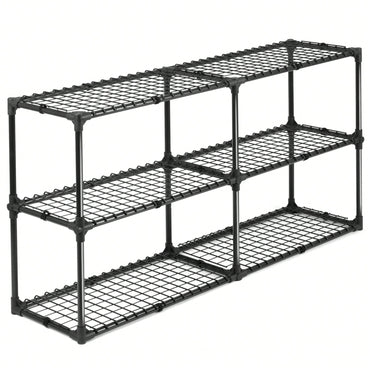 3-SHELF WIRE RACK WITH COVER 2(PACK)