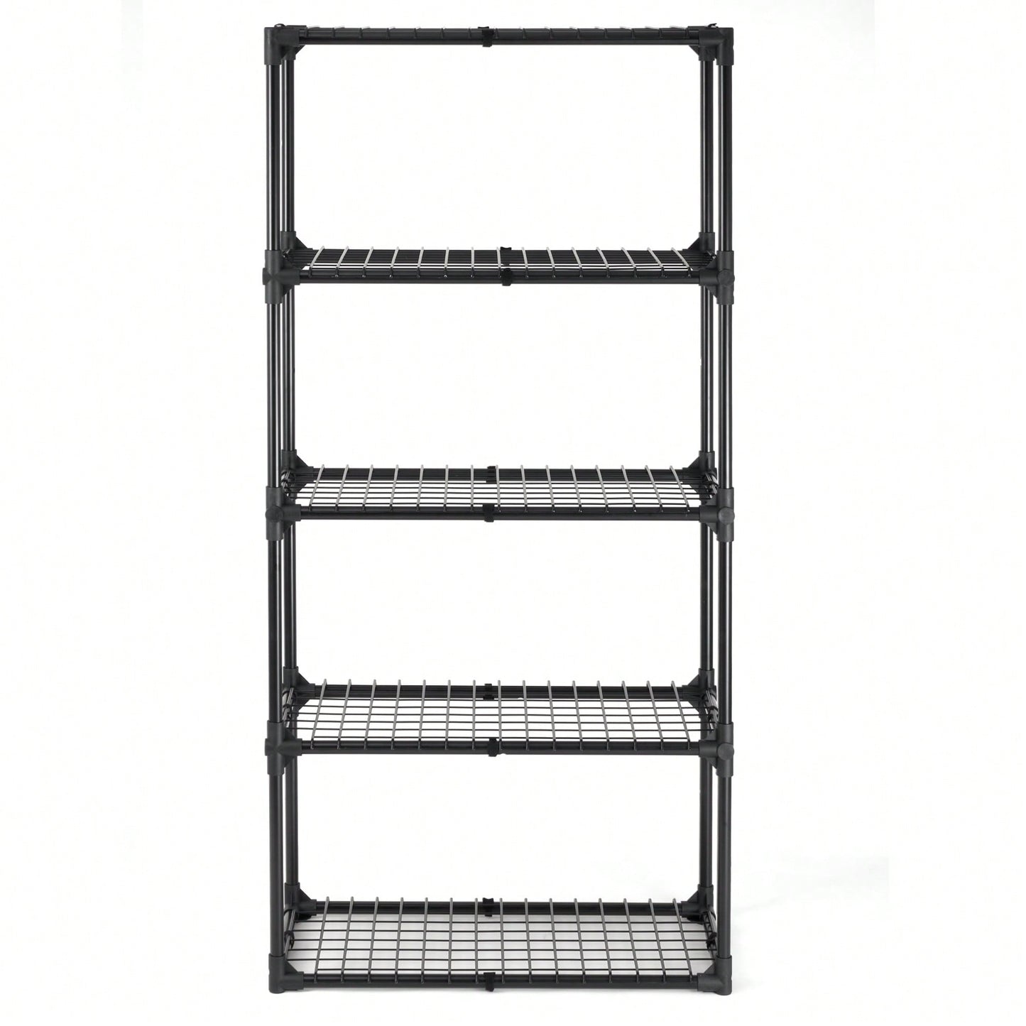 5-Shelf Wire Rack With Cover (1 Pack)
