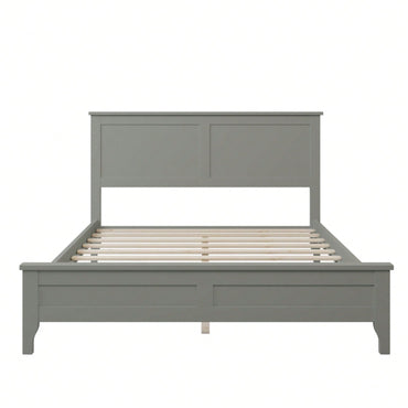 Modern Solid Wood Full Platform Bed