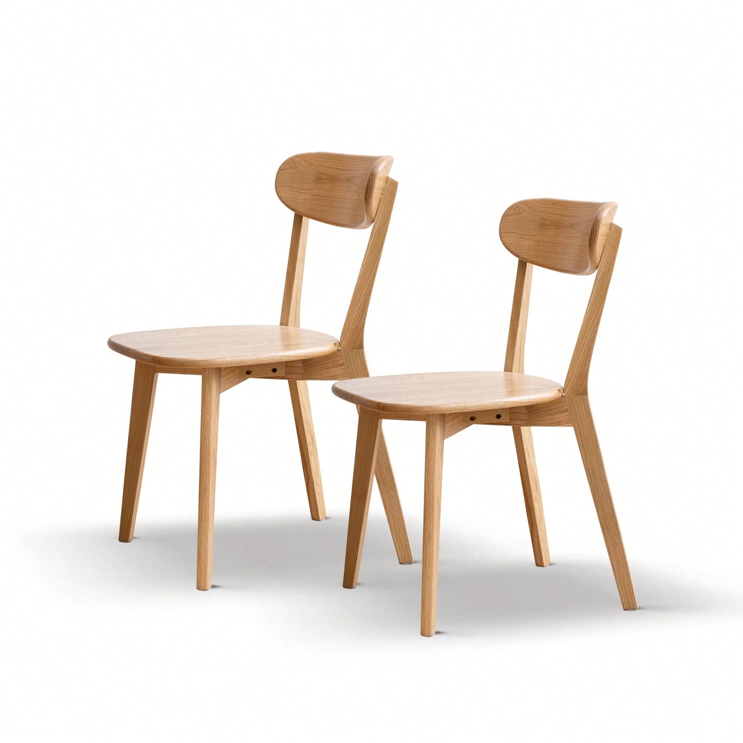 Solid Oak Dining Chairs, FAS Grade, 100% Dirt-Free Wood Chair, Solid Chair, Table Chair, Wooden Living Room Chair, Simple And Natural