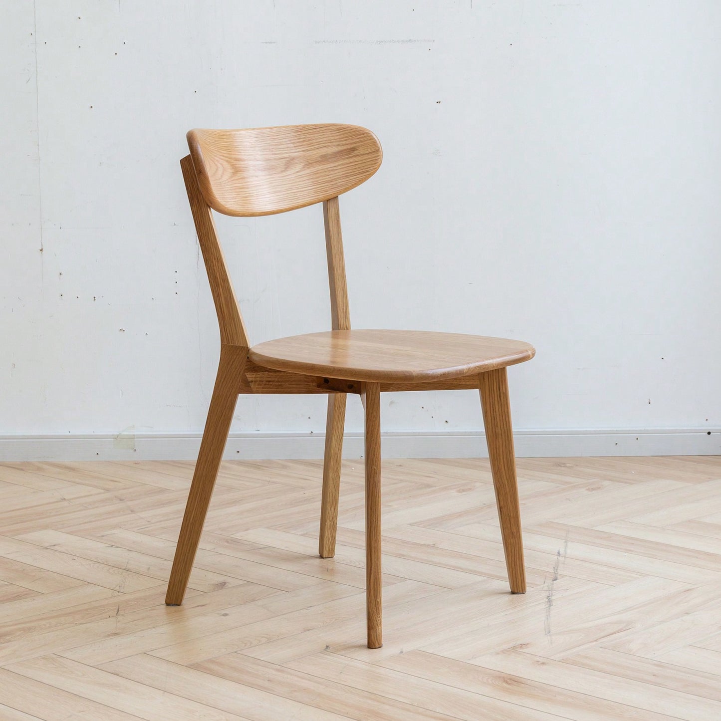 Solid Oak Dining Chairs, FAS Grade, 100% Dirt-Free Wood Chair, Solid Chair, Table Chair, Wooden Living Room Chair, Simple And Natural