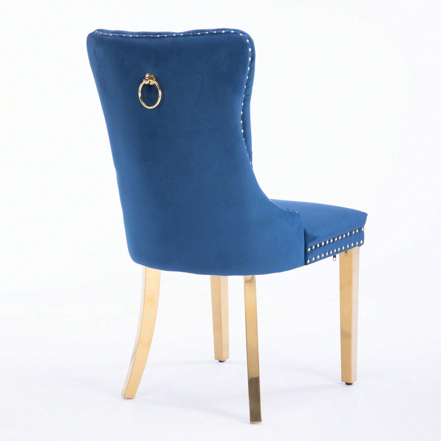 Set Of 2, Modern Tufted Solid Wood Contemporary Velvet Upholstered Dining Chair