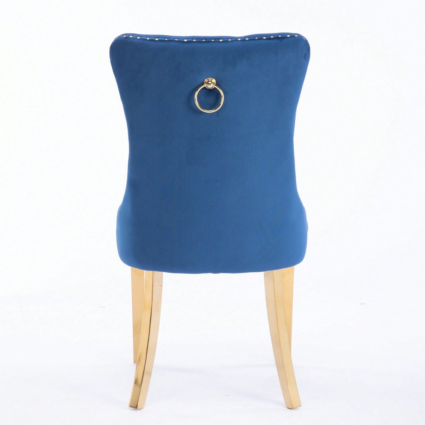 Set Of 2, Modern Tufted Solid Wood Contemporary Velvet Upholstered Dining Chair