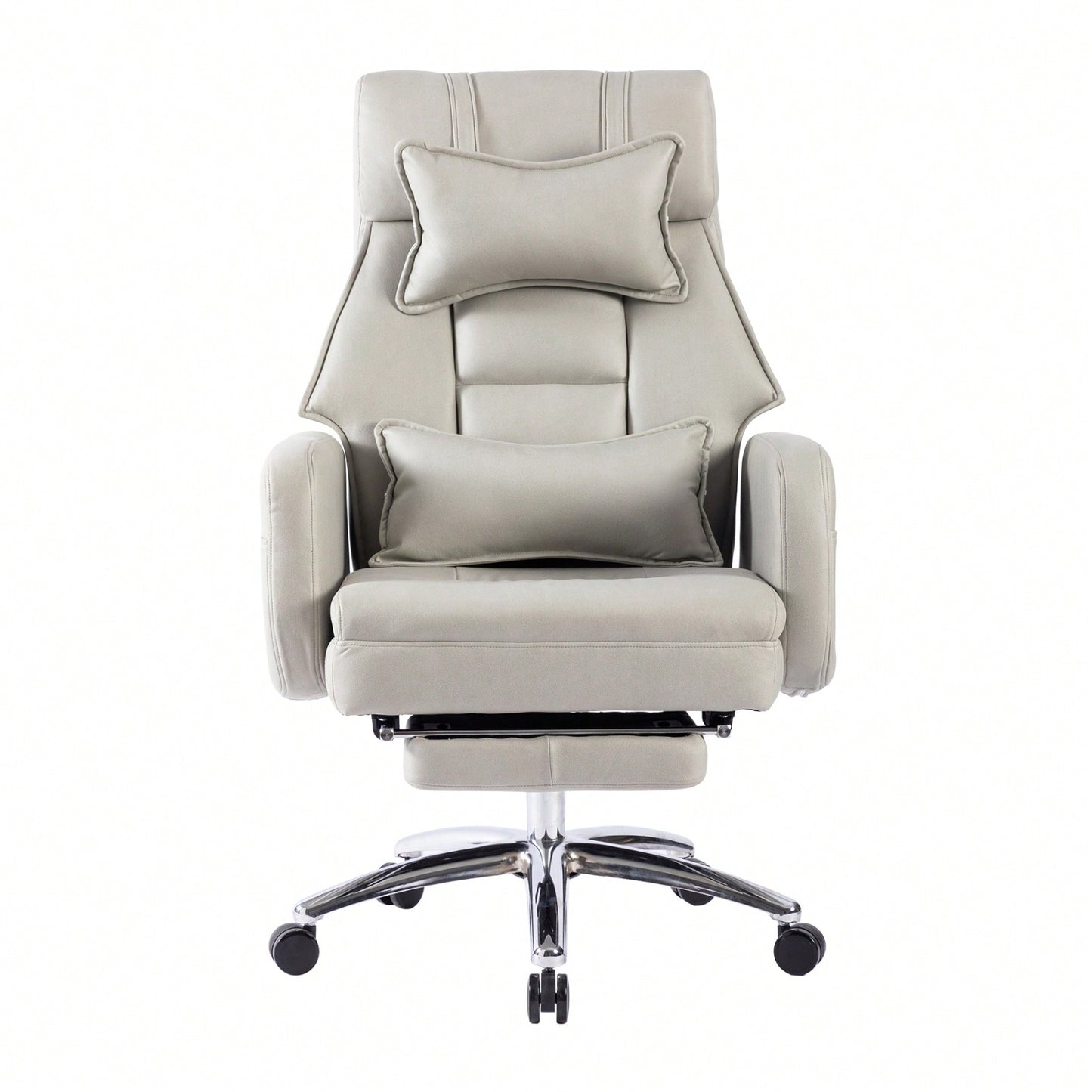 Ergonomic High Back Office Chair with Lumbar Support and Headrest 155° Recline Comfortable Boss Chair