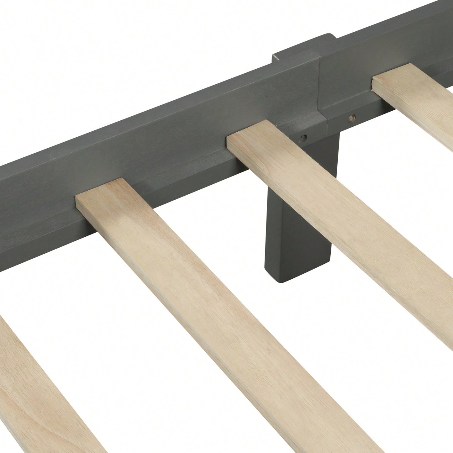 Twin Size Platform Bed Frame With Headboard And Footboard, Wood Slat Support, No Box Spring Needed, Easy Assembly