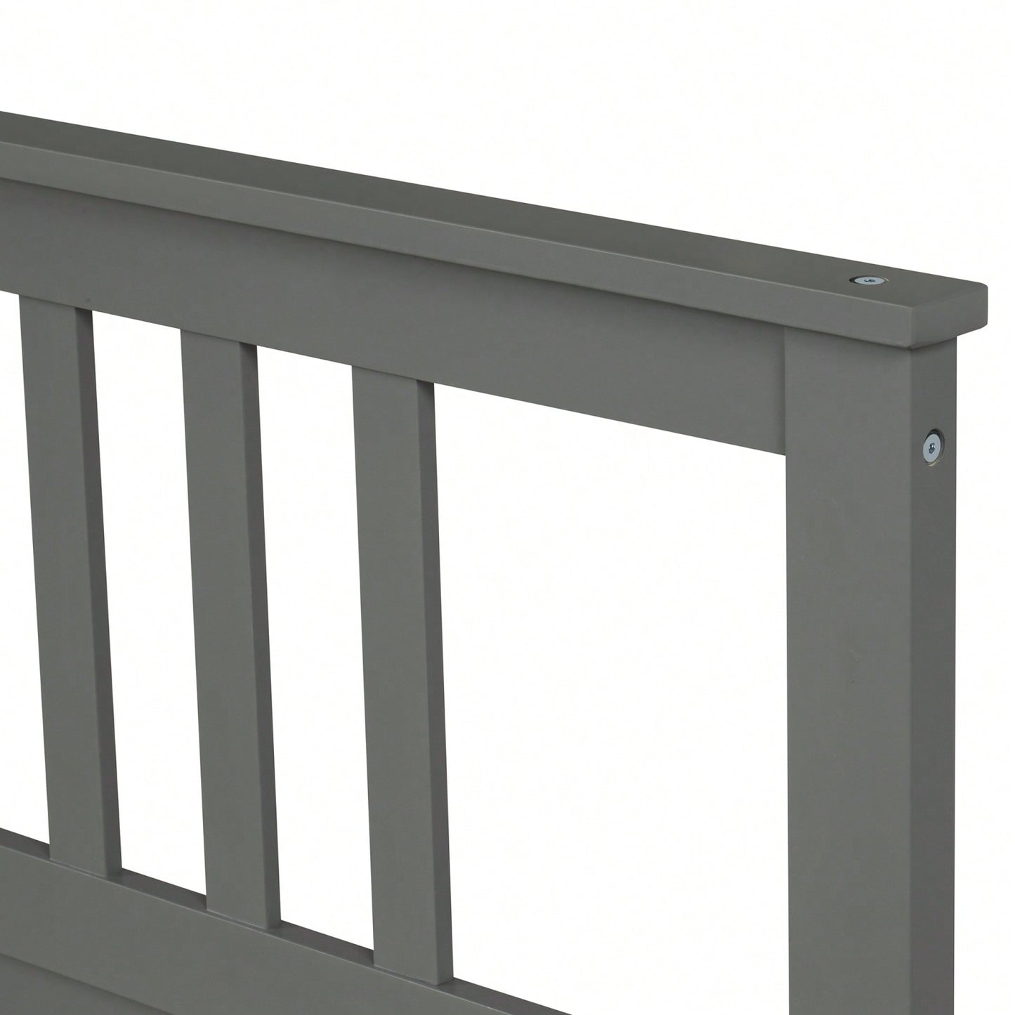 Twin Size Platform Bed Frame With Headboard And Footboard, Wood Slat Support, No Box Spring Needed, Easy Assembly