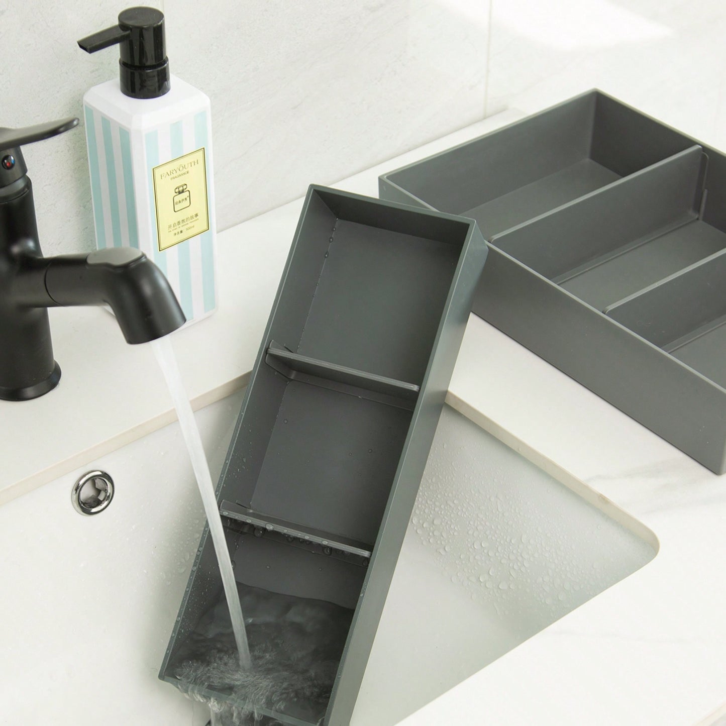 Drawer Storage Box, Multi-Use Drawer Organizer For Kitchen, Bathroom, Office Desk, Makeup, Jewelry